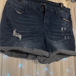 Hydraulic Dark Blue Jean Shorts